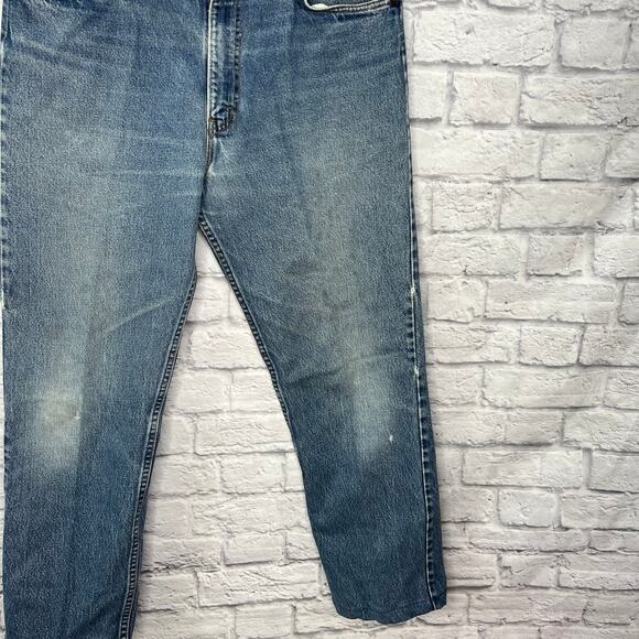 Vintage Levi's Orange Tab Mens Jeans 509 36x28.5" Faded/Broken In/Hemmed - Picture 3 of 9
